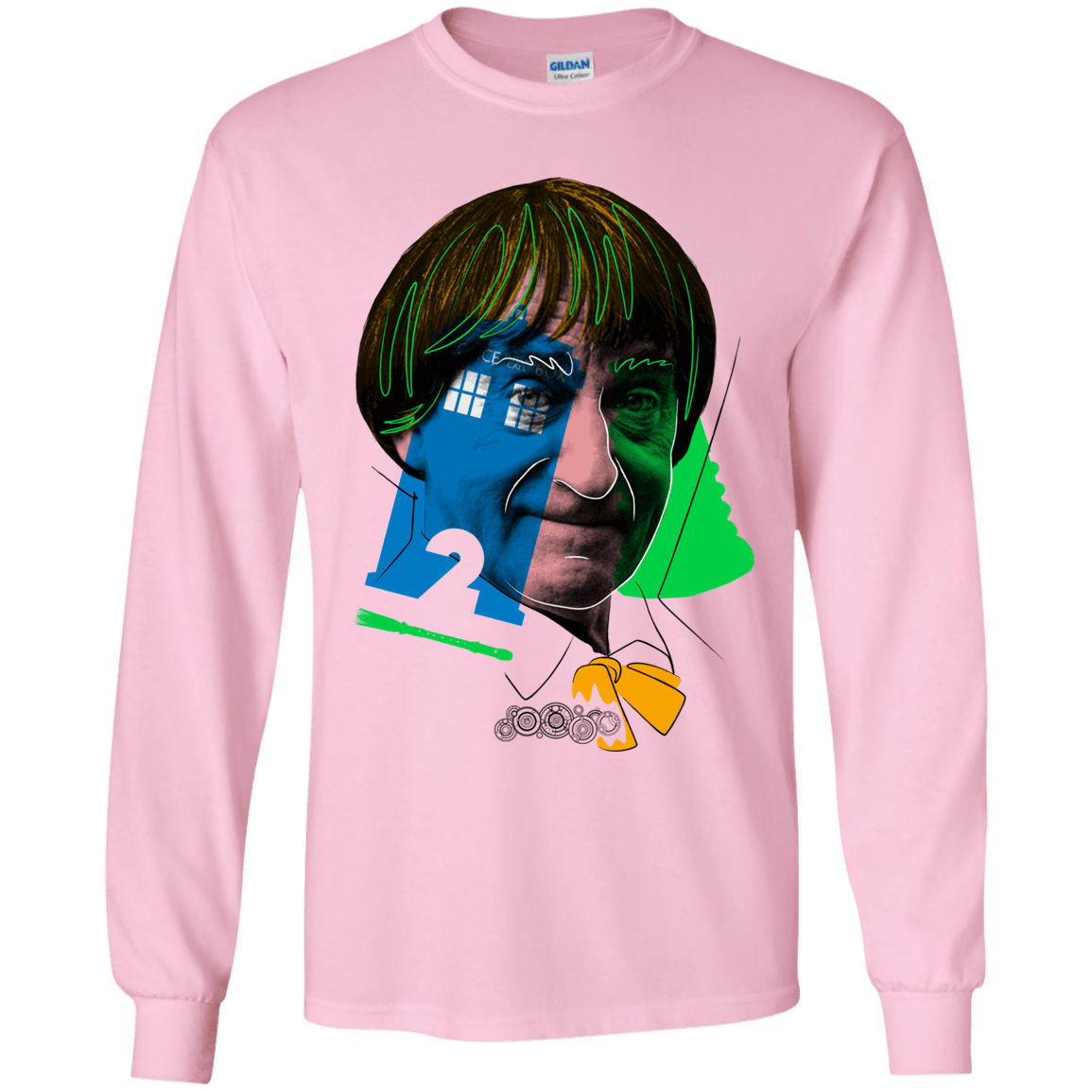 T-Shirts Light Pink / YS Doctor Warwhol 2 Youth Long Sleeve T-Shirt