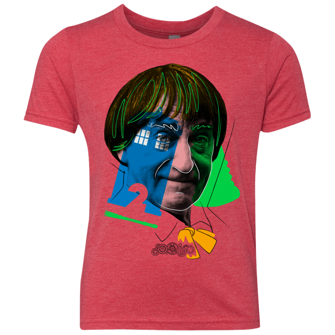 T-Shirts Vintage Red / YXS Doctor Warwhol 2 Youth Triblend T-Shirt