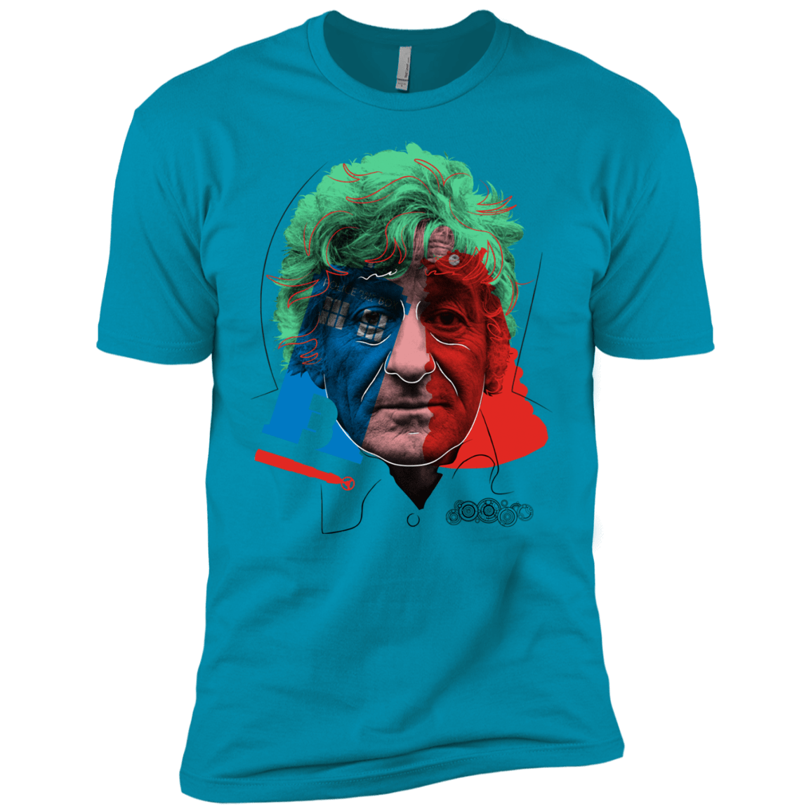T-Shirts Turquoise / YXS Doctor Warwhol 3 Boys Premium T-Shirt