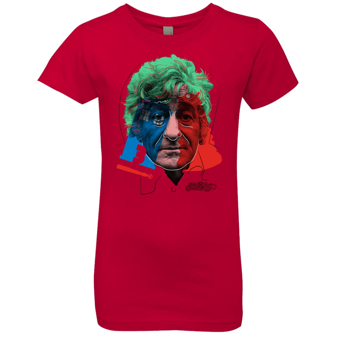 T-Shirts Red / YXS Doctor Warwhol 3 Girls Premium T-Shirt