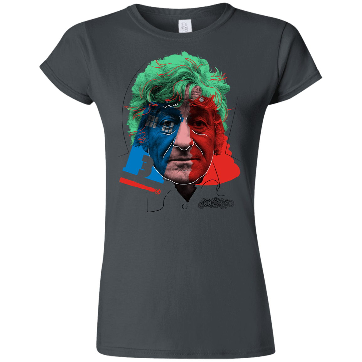 T-Shirts Charcoal / S Doctor Warwhol 3 Junior Slimmer-Fit T-Shirt