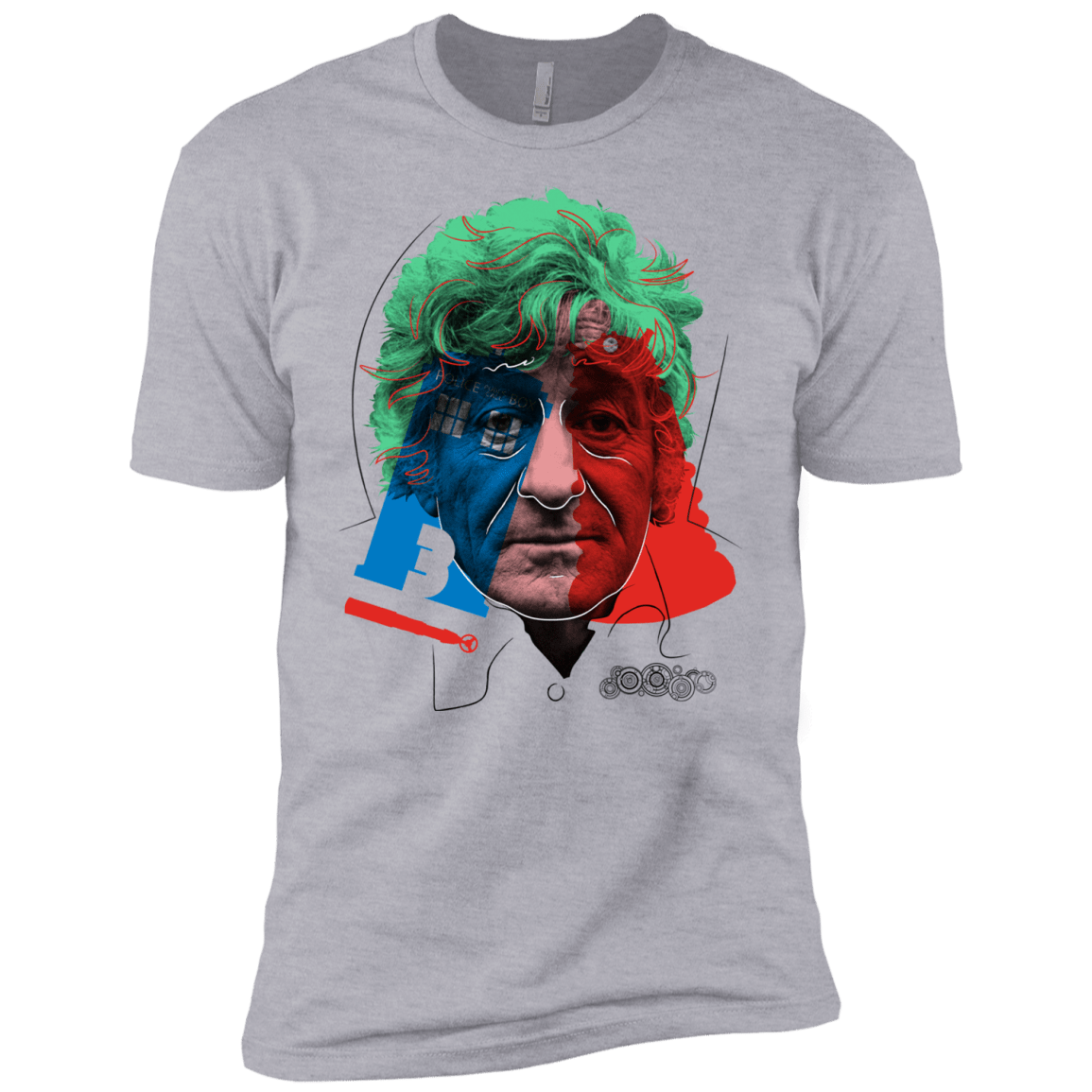 T-Shirts Heather Grey / X-Small Doctor Warwhol 3 Men's Premium T-Shirt