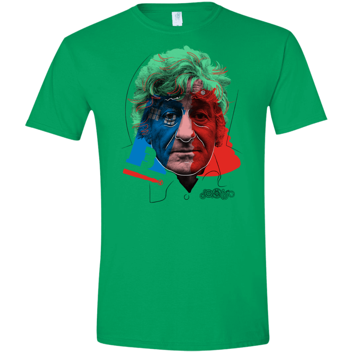 T-Shirts Irish Green / S Doctor Warwhol 3 Men's Semi-Fitted Softstyle