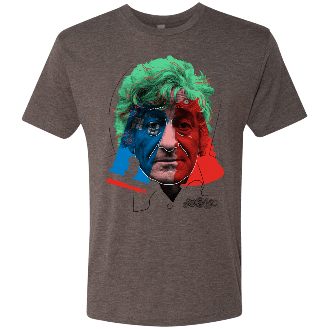 T-Shirts Macchiato / S Doctor Warwhol 3 Men's Triblend T-Shirt