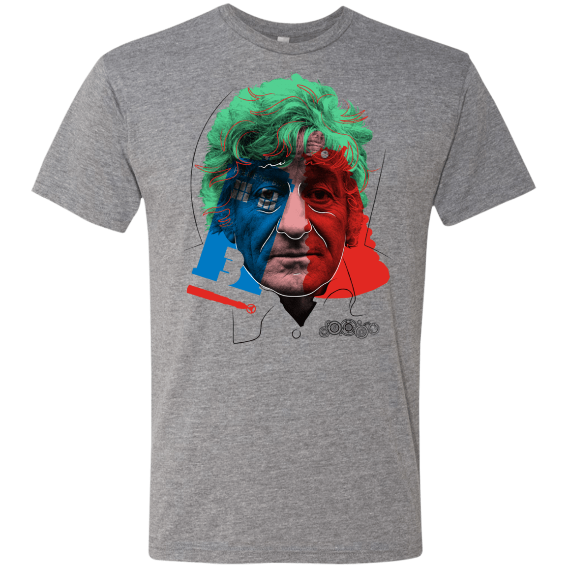 T-Shirts Premium Heather / S Doctor Warwhol 3 Men's Triblend T-Shirt