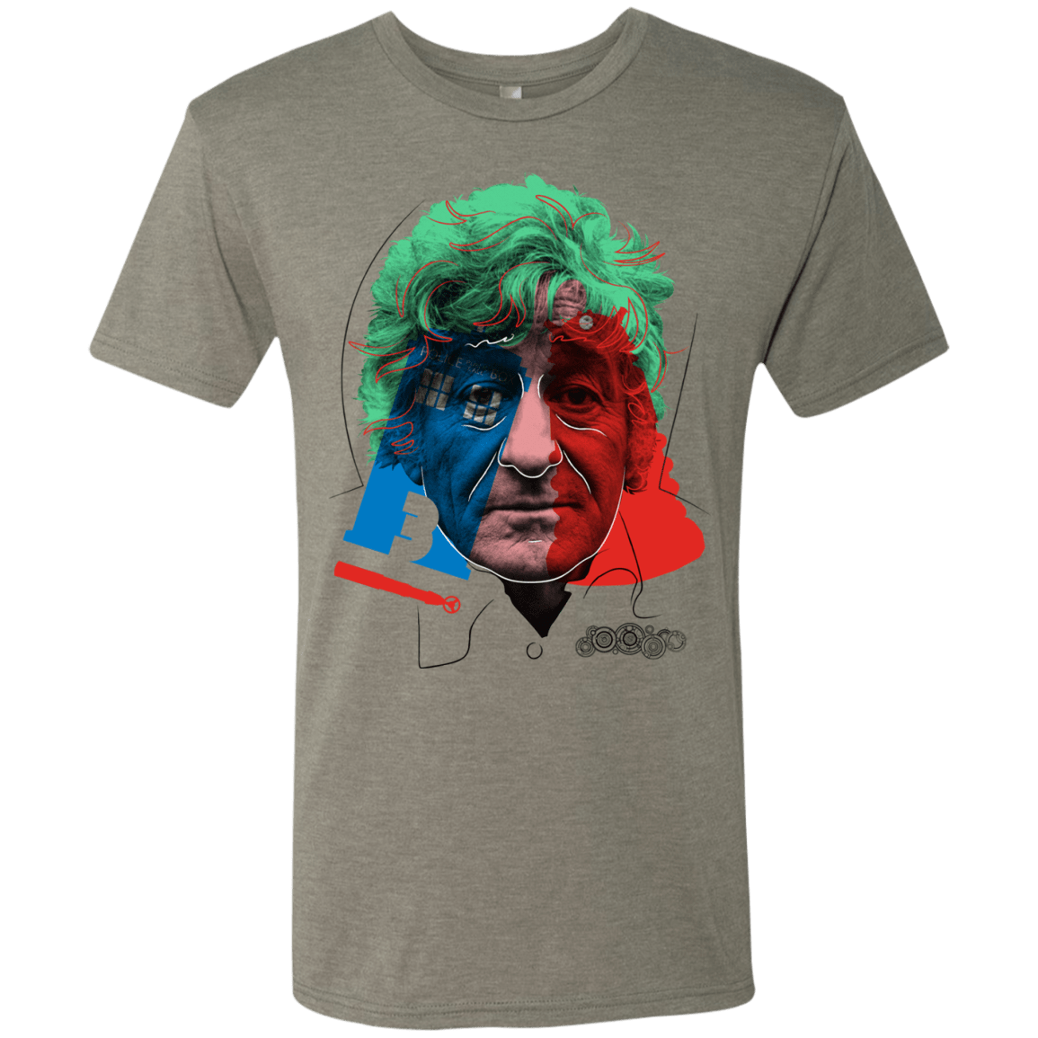 T-Shirts Venetian Grey / S Doctor Warwhol 3 Men's Triblend T-Shirt
