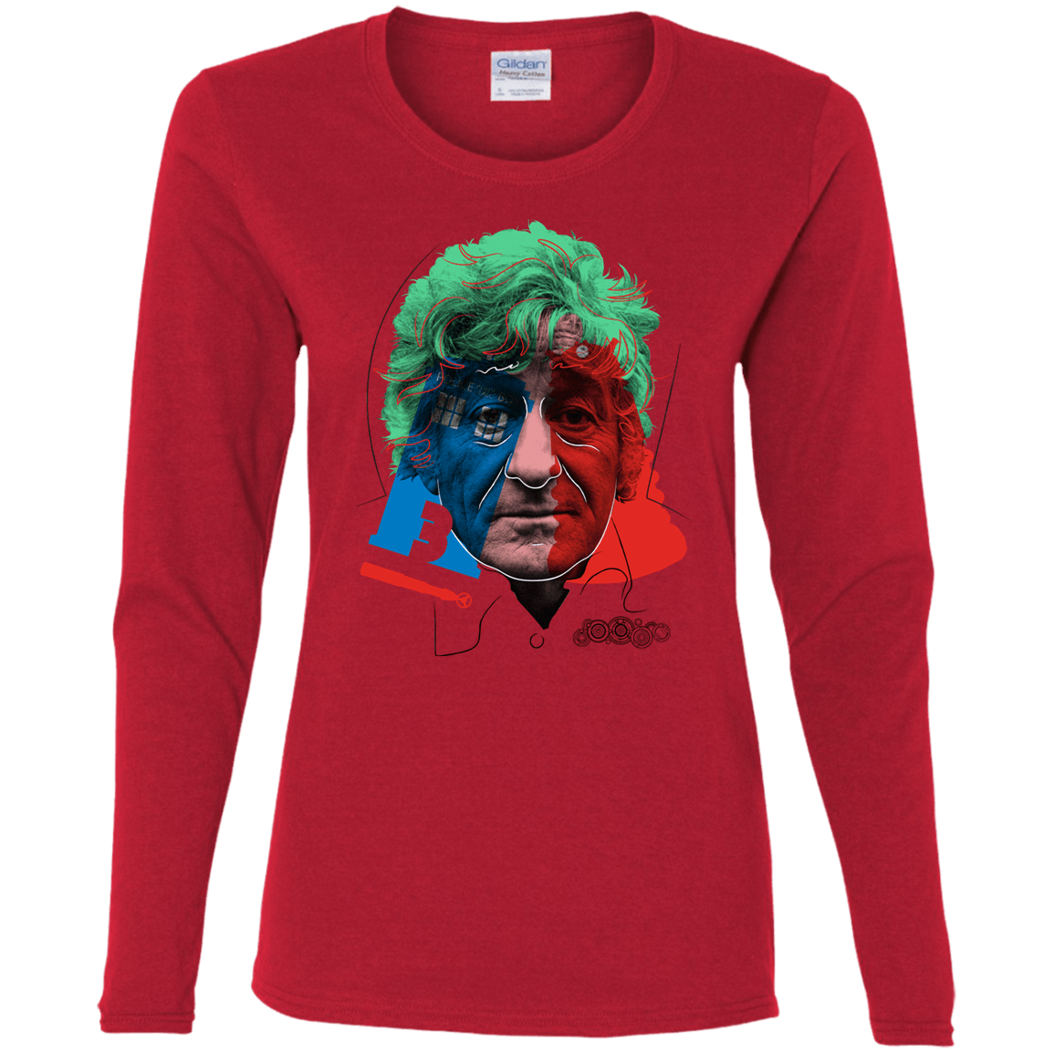 T-Shirts Red / S Doctor Warwhol 3 Women's Long Sleeve T-Shirt