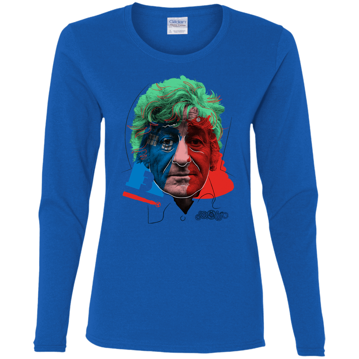 T-Shirts Royal / S Doctor Warwhol 3 Women's Long Sleeve T-Shirt