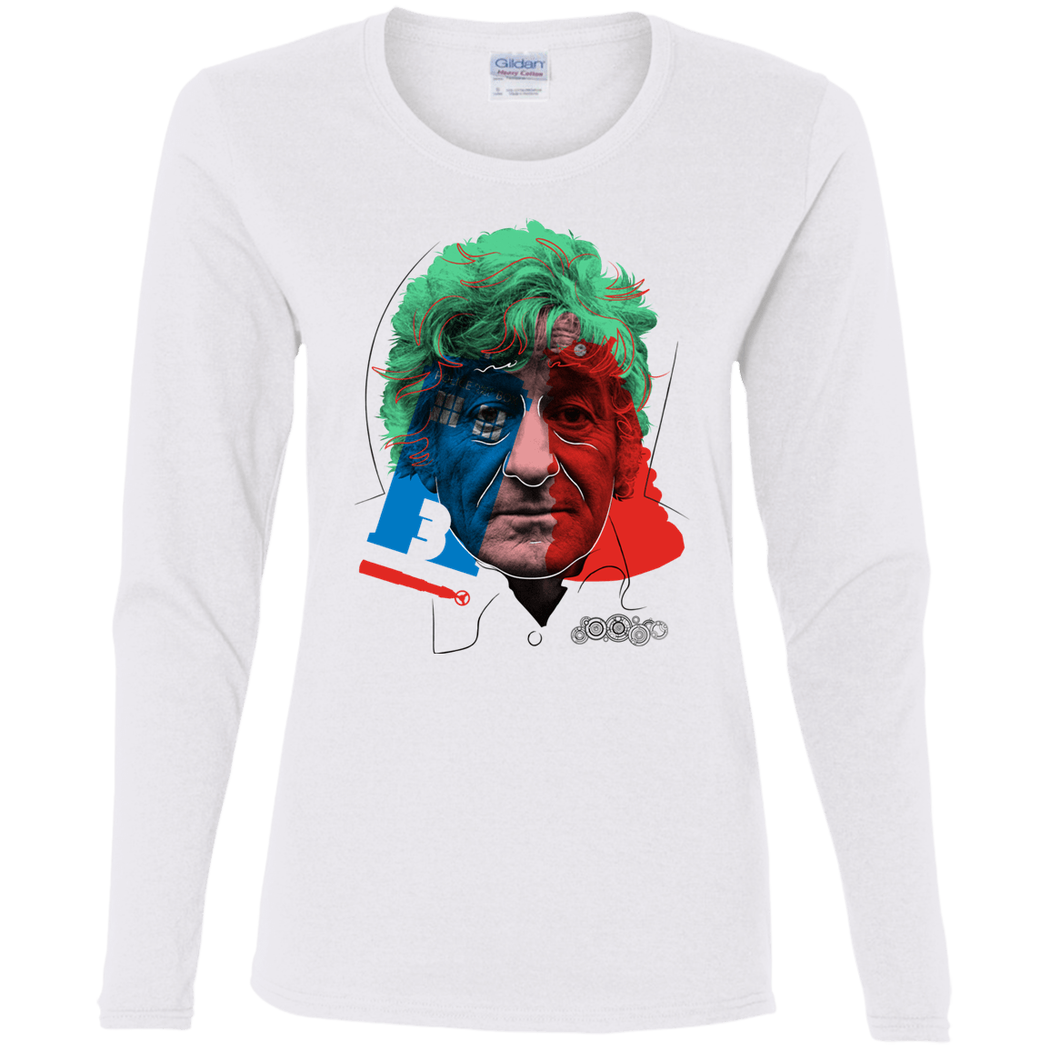 T-Shirts White / S Doctor Warwhol 3 Women's Long Sleeve T-Shirt