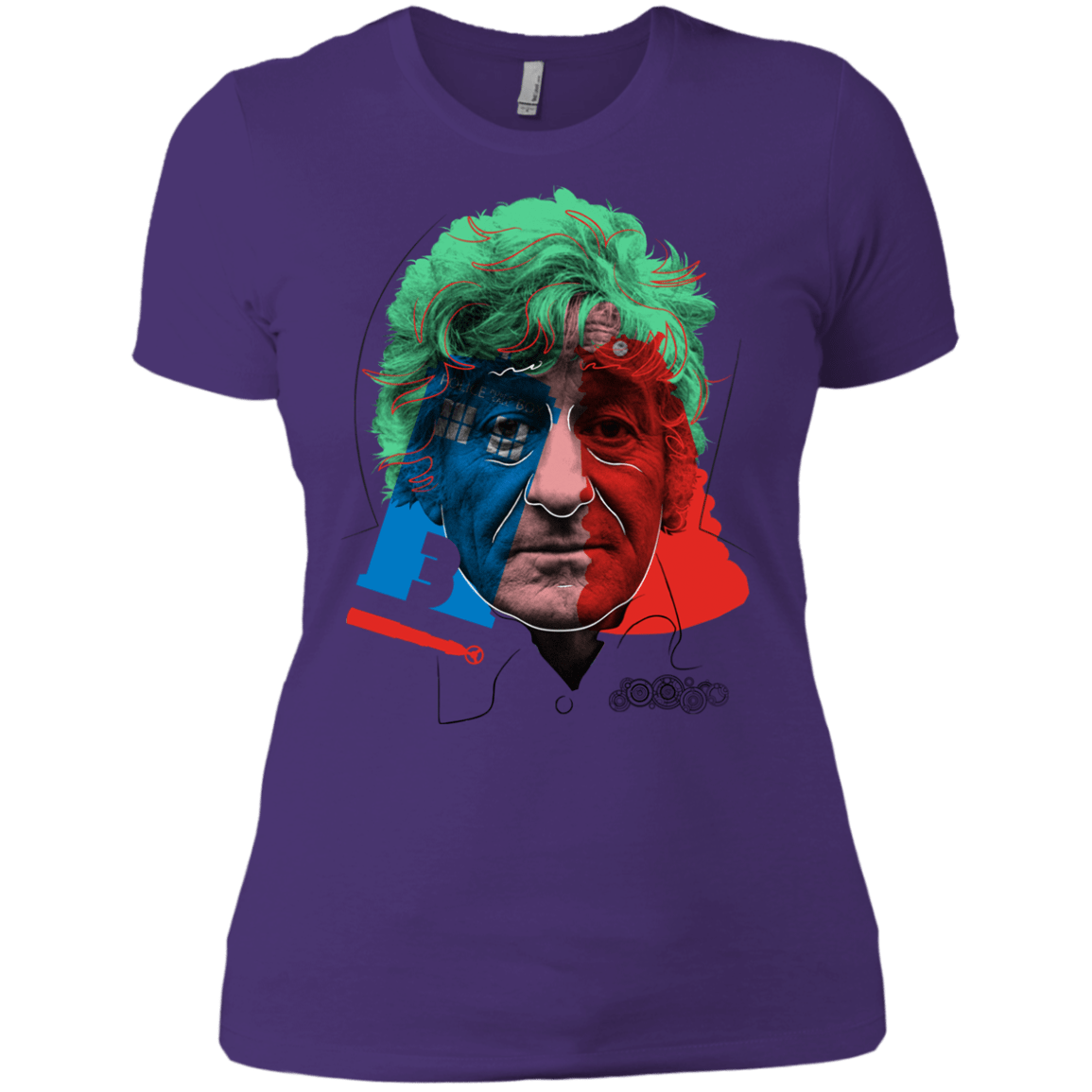 T-Shirts Purple Rush/ / X-Small Doctor Warwhol 3 Women's Premium T-Shirt