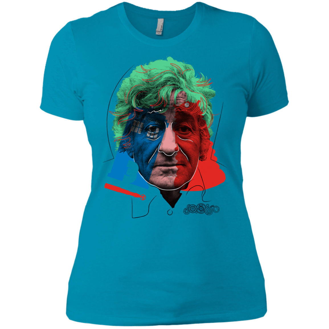 T-Shirts Turquoise / X-Small Doctor Warwhol 3 Women's Premium T-Shirt