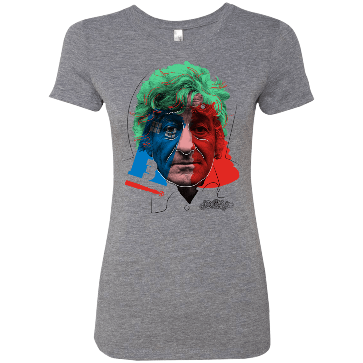 T-Shirts Premium Heather / S Doctor Warwhol 3 Women's Triblend T-Shirt