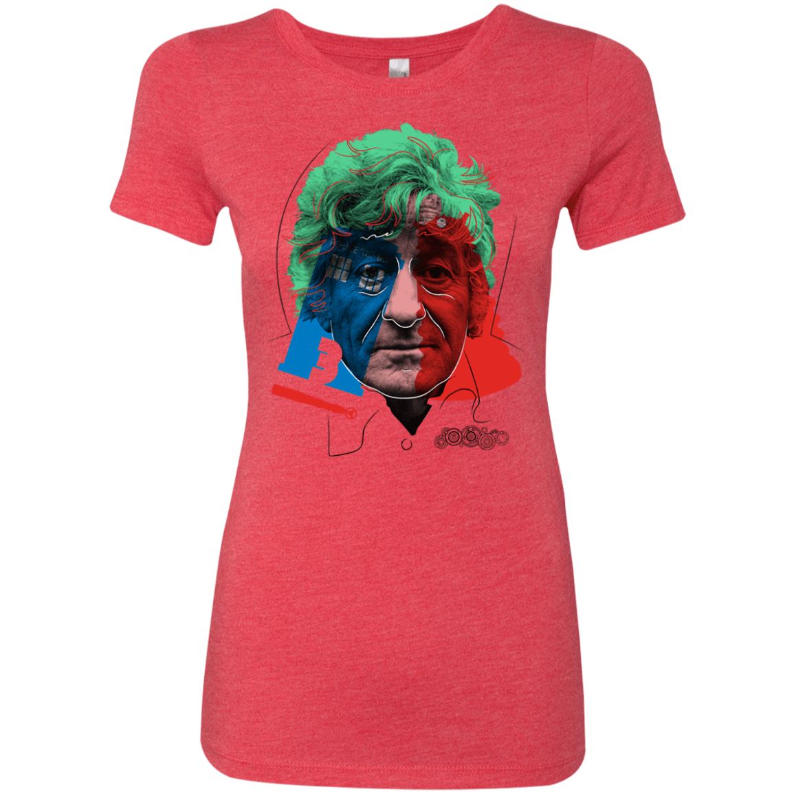 T-Shirts Vintage Red / S Doctor Warwhol 3 Women's Triblend T-Shirt