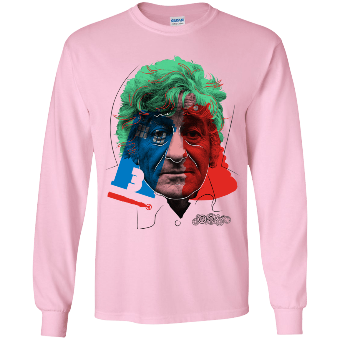 T-Shirts Light Pink / YS Doctor Warwhol 3 Youth Long Sleeve T-Shirt