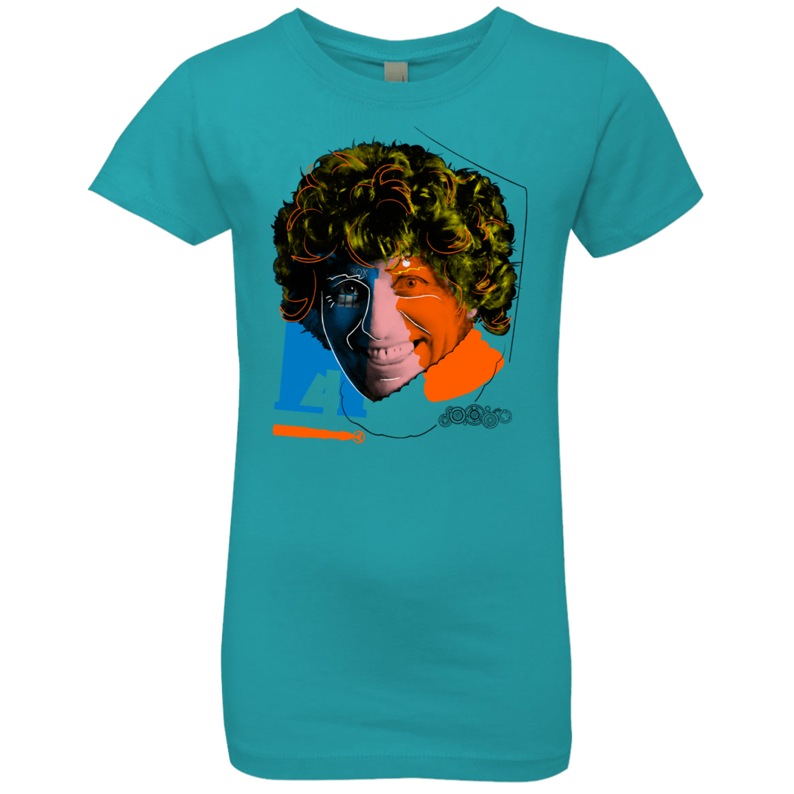 T-Shirts Tahiti Blue / YXS Doctor Warwhol 4 Girls Premium T-Shirt