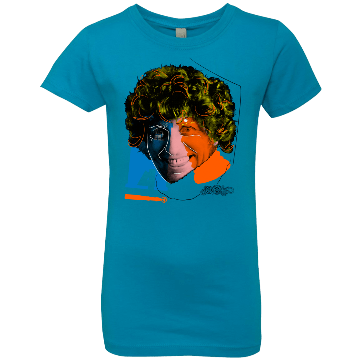 T-Shirts Turquoise / YXS Doctor Warwhol 4 Girls Premium T-Shirt