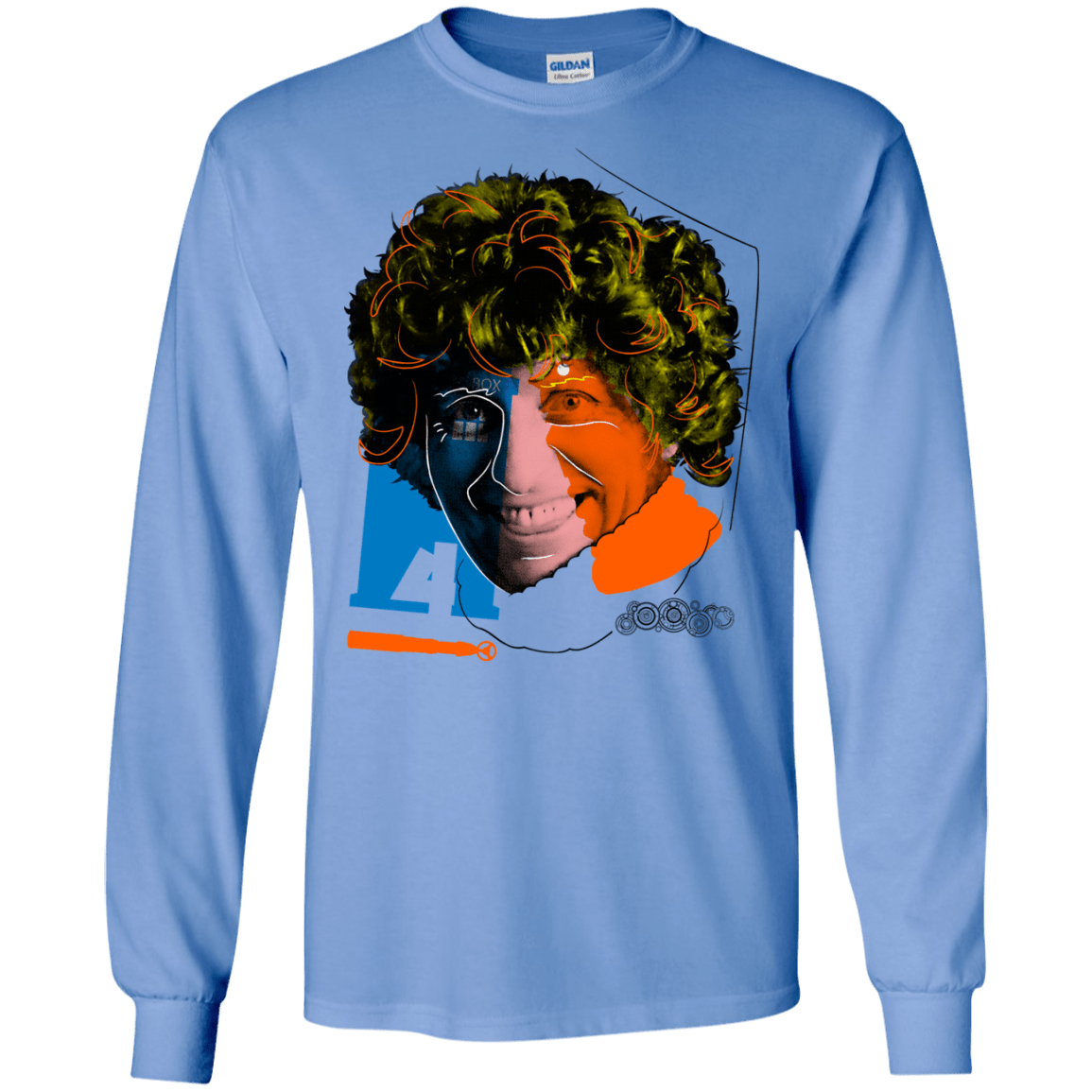 T-Shirts Carolina Blue / S Doctor Warwhol 4 Men's Long Sleeve T-Shirt