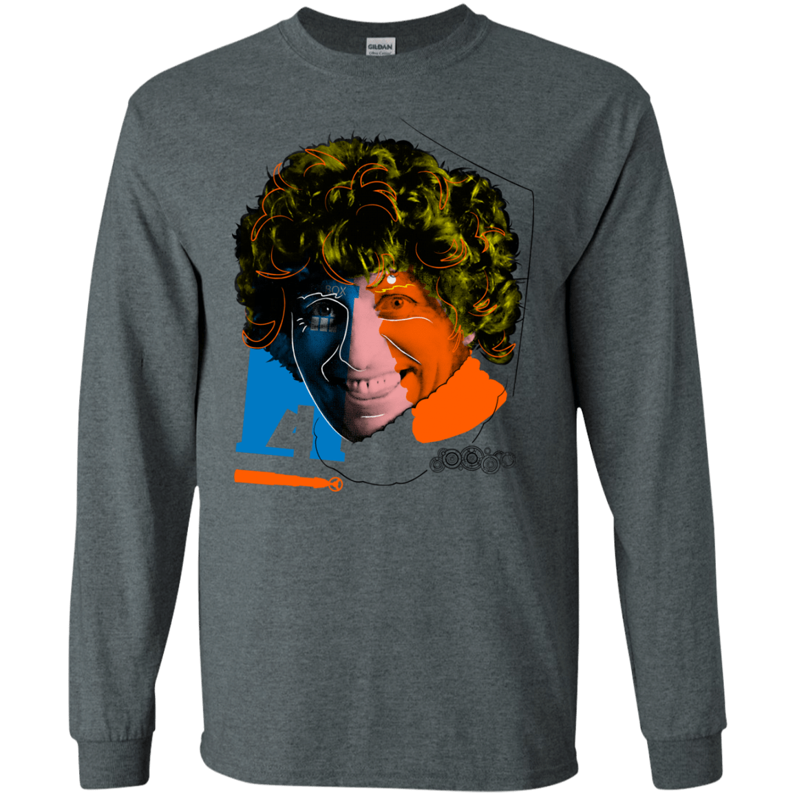 T-Shirts Dark Heather / S Doctor Warwhol 4 Men's Long Sleeve T-Shirt