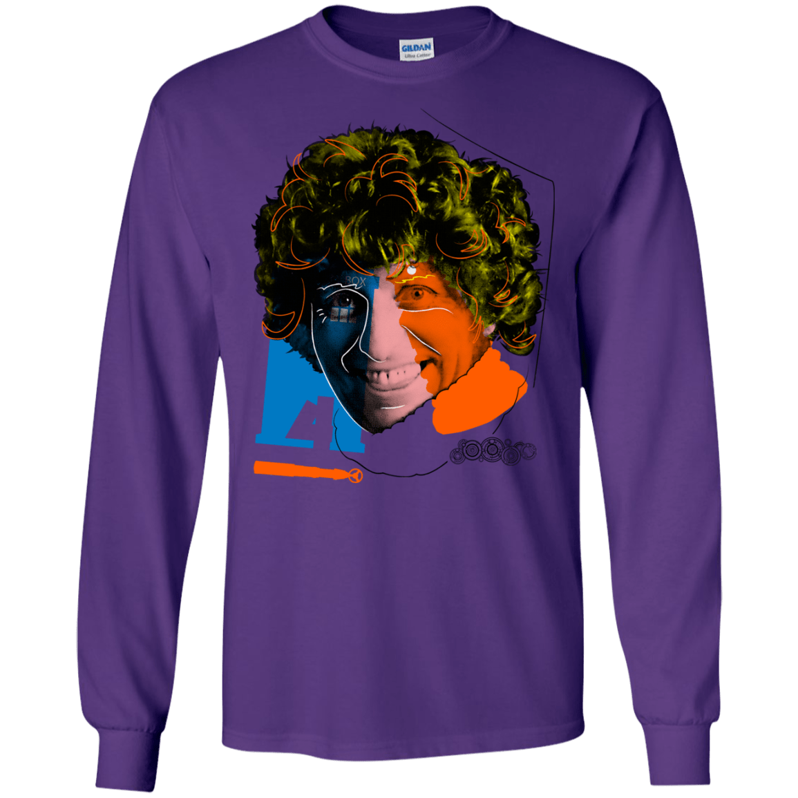 T-Shirts Purple / S Doctor Warwhol 4 Men's Long Sleeve T-Shirt