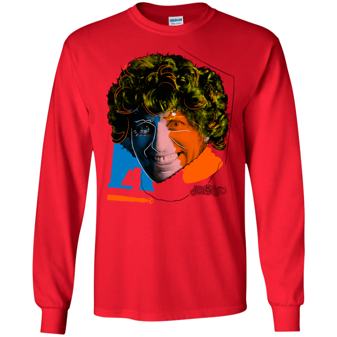 T-Shirts Red / S Doctor Warwhol 4 Men's Long Sleeve T-Shirt