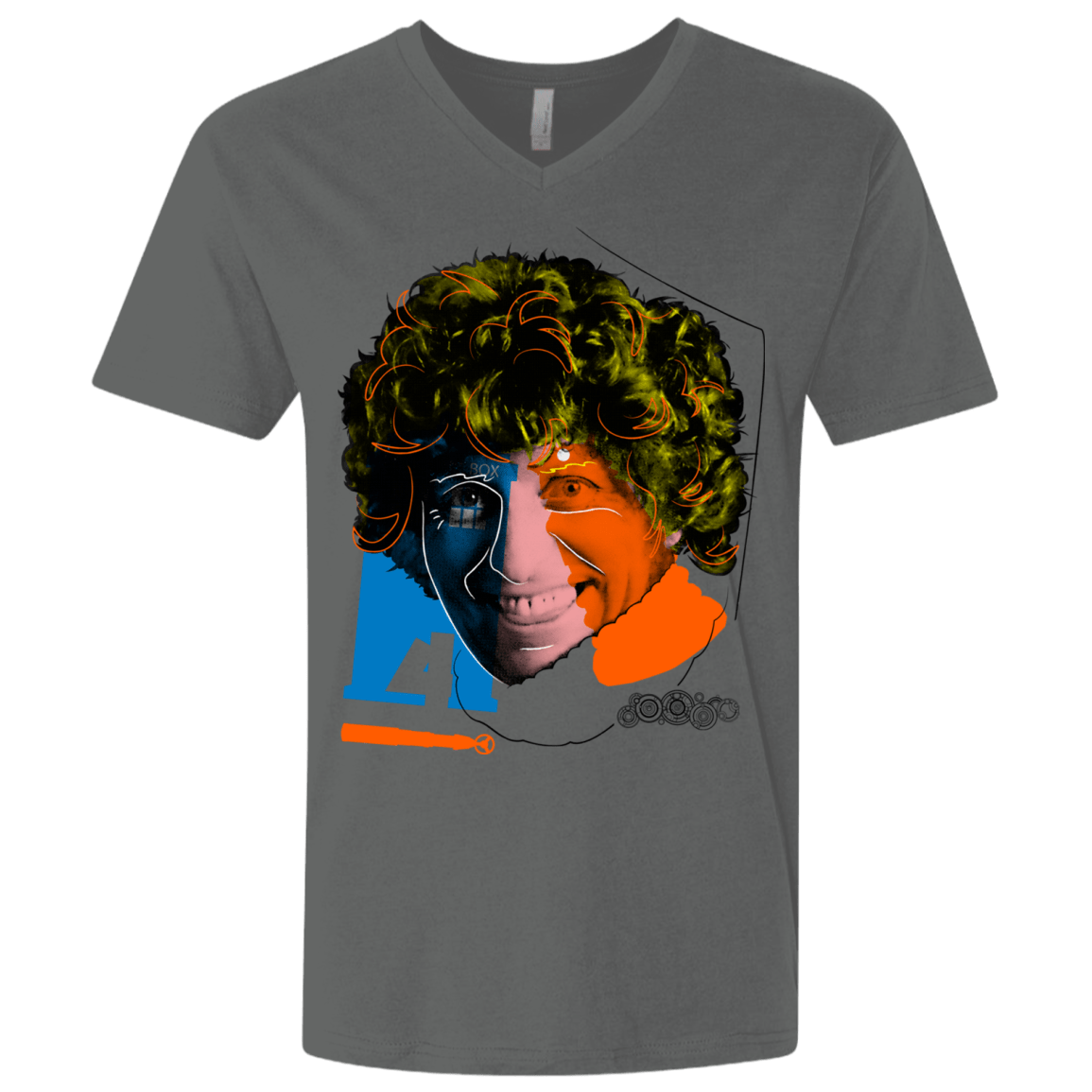 T-Shirts Heavy Metal / X-Small Doctor Warwhol 4 Men's Premium V-Neck