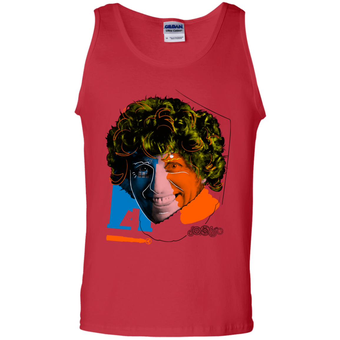 T-Shirts Red / S Doctor Warwhol 4 Men's Tank Top