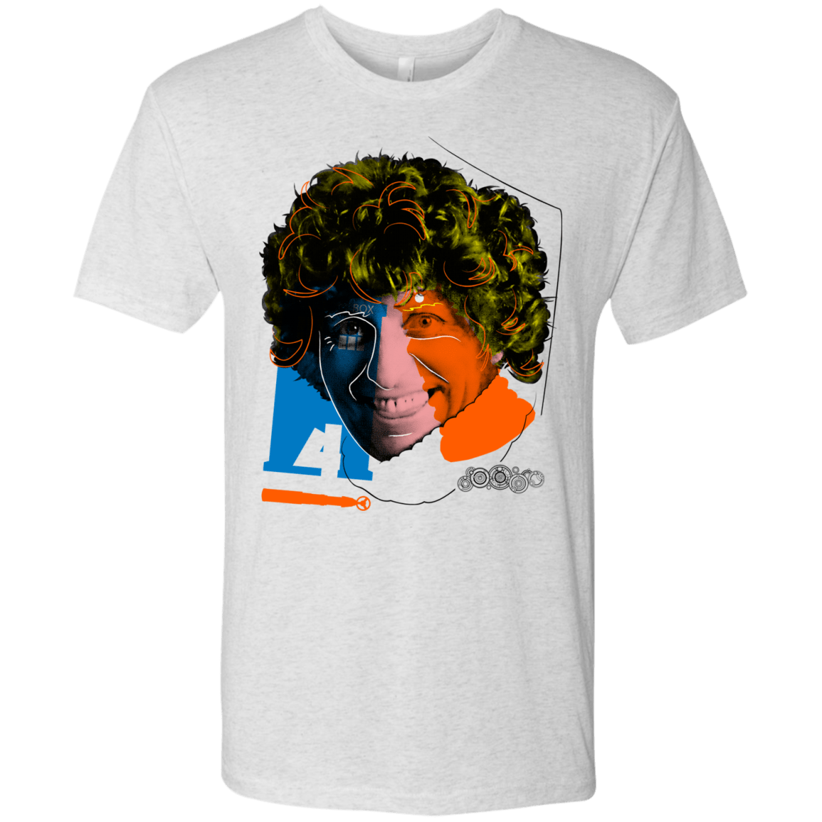 T-Shirts Heather White / S Doctor Warwhol 4 Men's Triblend T-Shirt