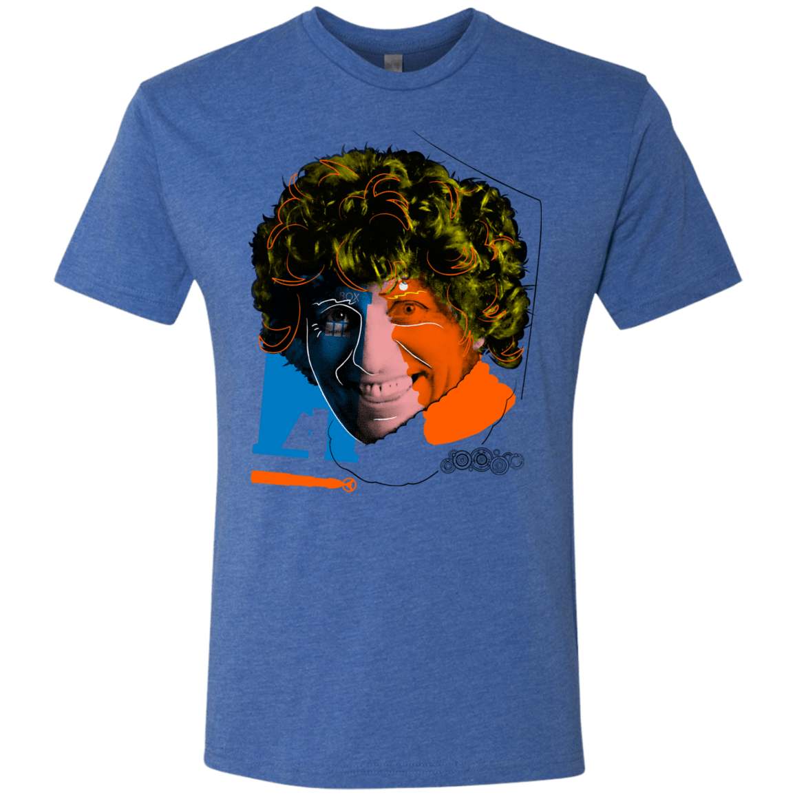 T-Shirts Vintage Royal / S Doctor Warwhol 4 Men's Triblend T-Shirt