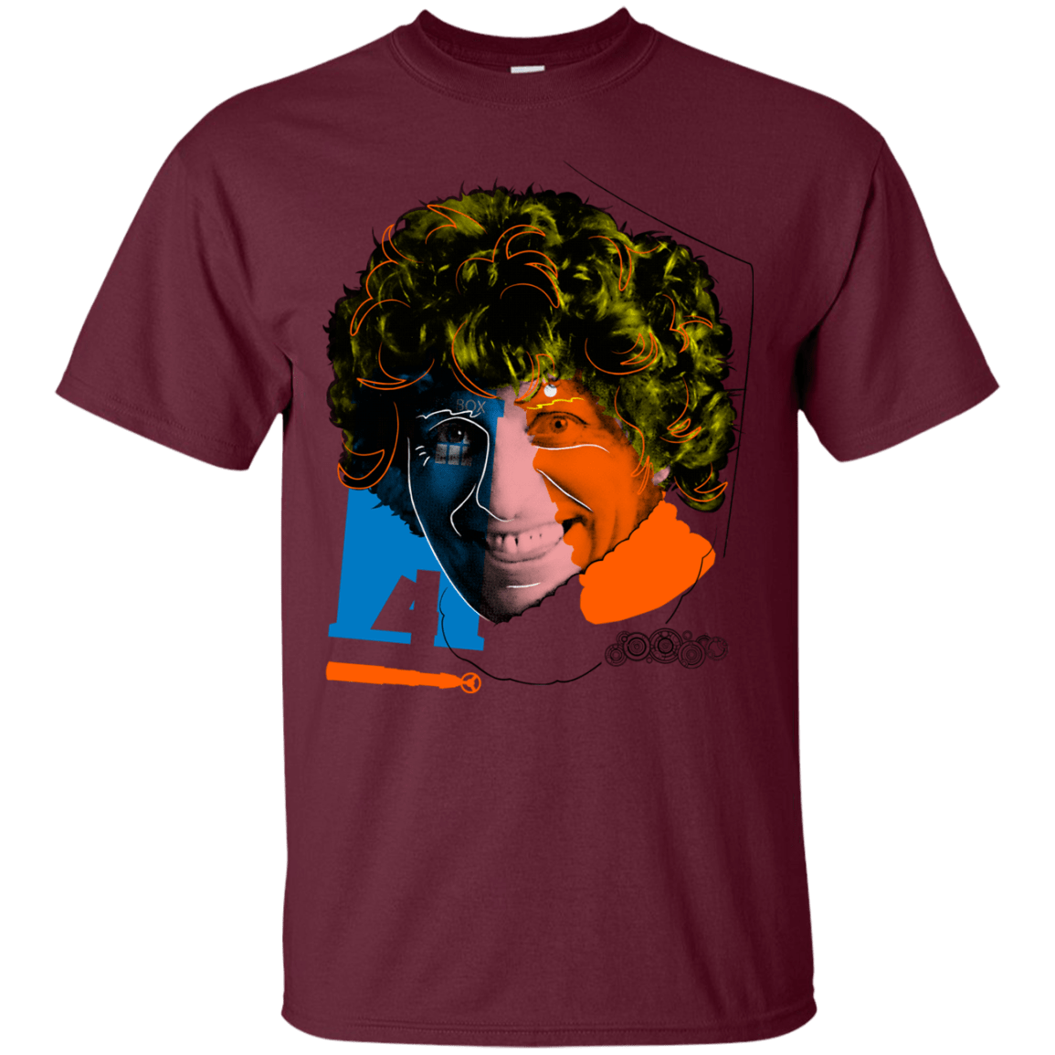 T-Shirts Maroon / S Doctor Warwhol 4 T-Shirt