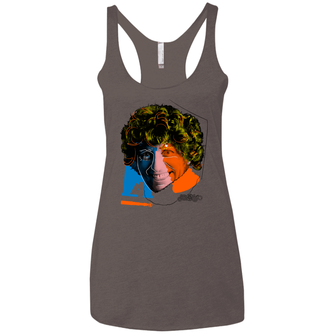 T-Shirts Macchiato / X-Small Doctor Warwhol 4 Women's Triblend Racerback Tank