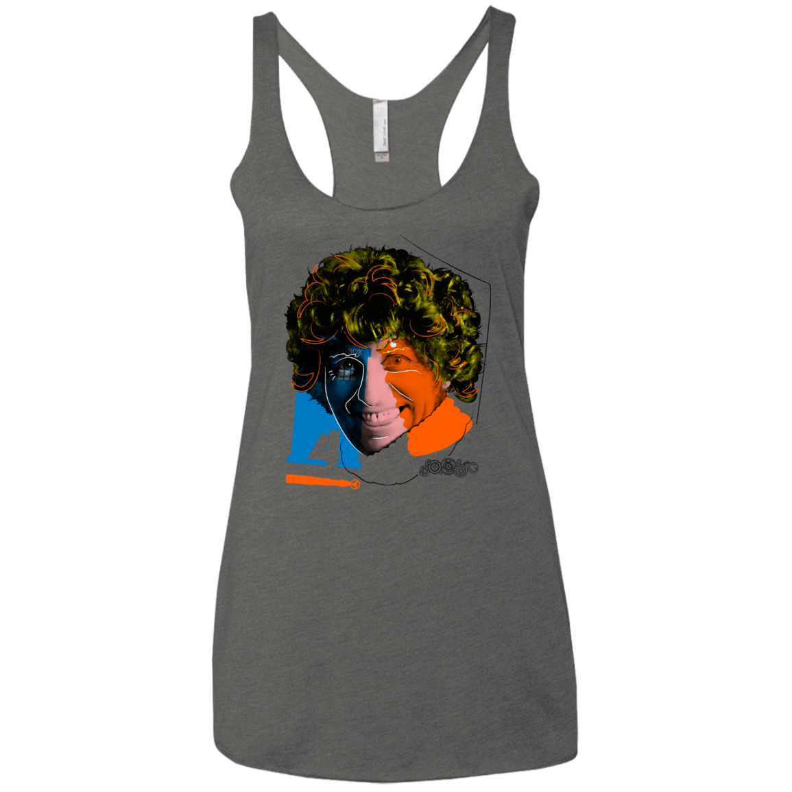 T-Shirts Premium Heather / X-Small Doctor Warwhol 4 Women's Triblend Racerback Tank
