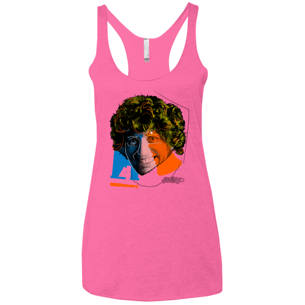 T-Shirts Vintage Pink / X-Small Doctor Warwhol 4 Women's Triblend Racerback Tank