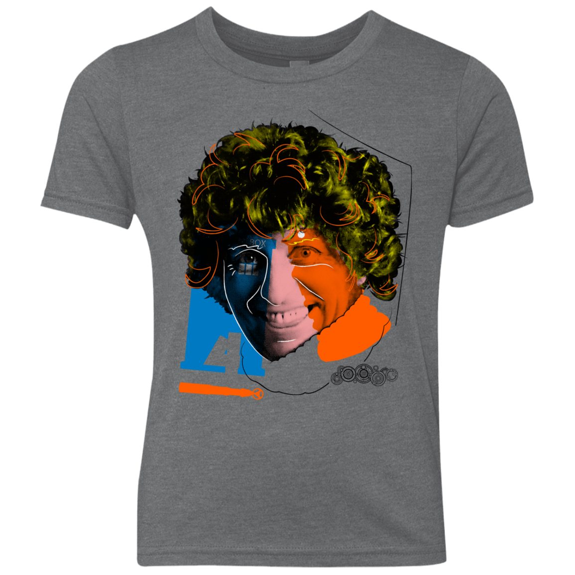 T-Shirts Premium Heather / YXS Doctor Warwhol 4 Youth Triblend T-Shirt
