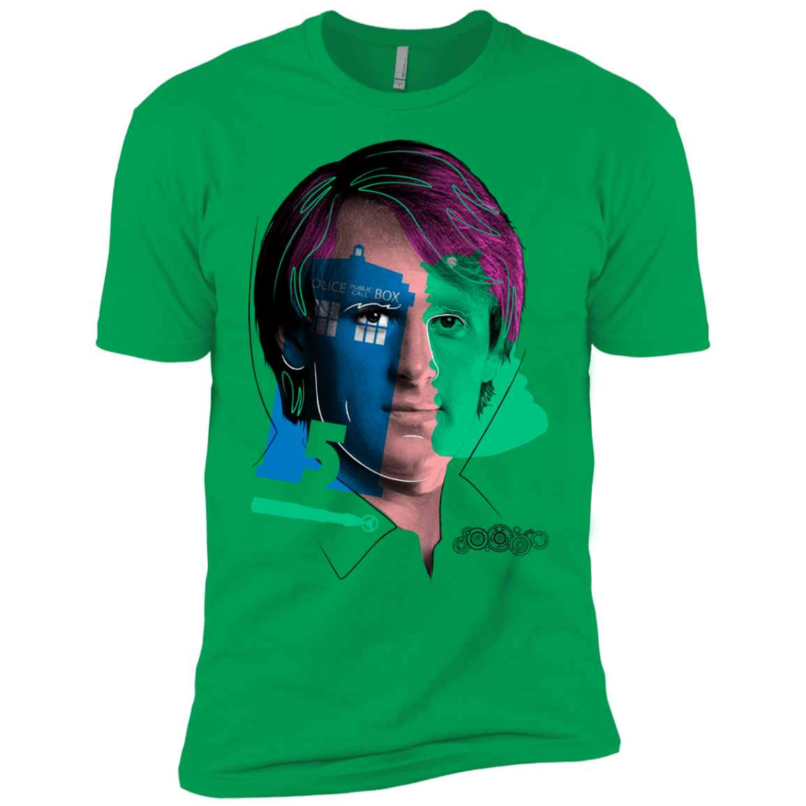 T-Shirts Kelly Green / YXS Doctor Warwhol 5 Boys Premium T-Shirt