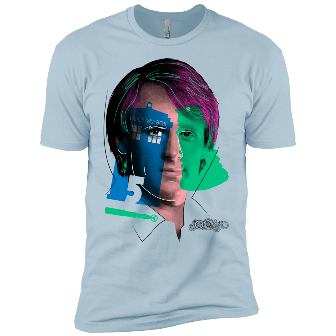 T-Shirts Light Blue / YXS Doctor Warwhol 5 Boys Premium T-Shirt