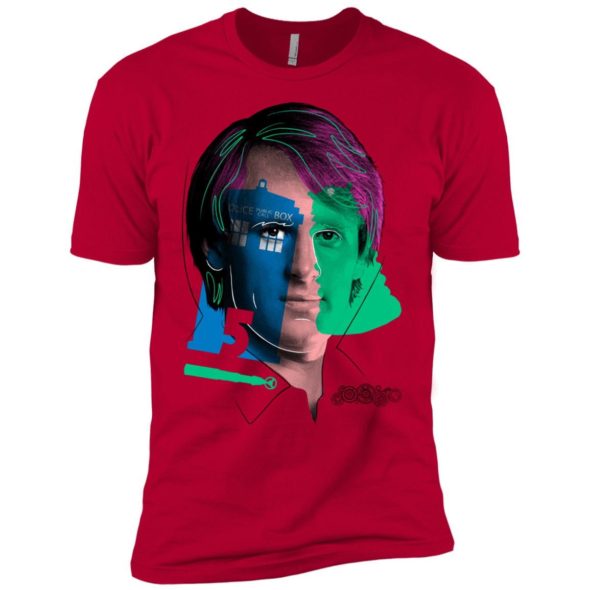 T-Shirts Red / YXS Doctor Warwhol 5 Boys Premium T-Shirt