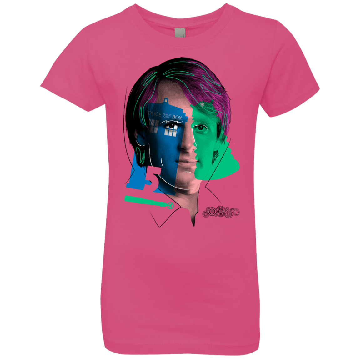 T-Shirts Hot Pink / YXS Doctor Warwhol 5 Girls Premium T-Shirt