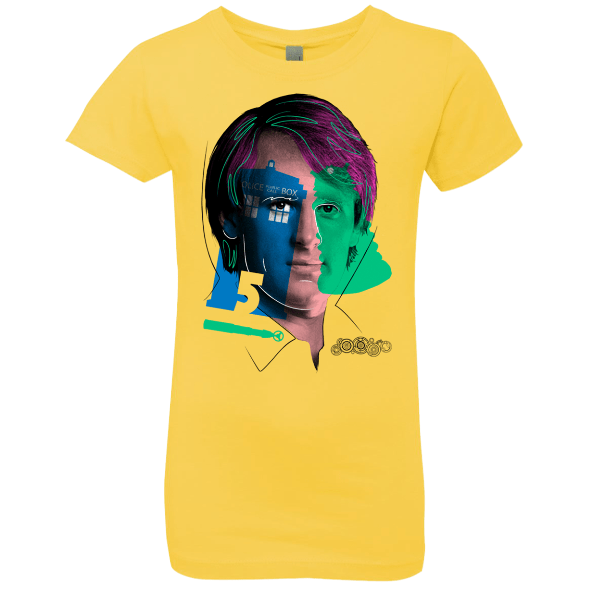 T-Shirts Vibrant Yellow / YXS Doctor Warwhol 5 Girls Premium T-Shirt