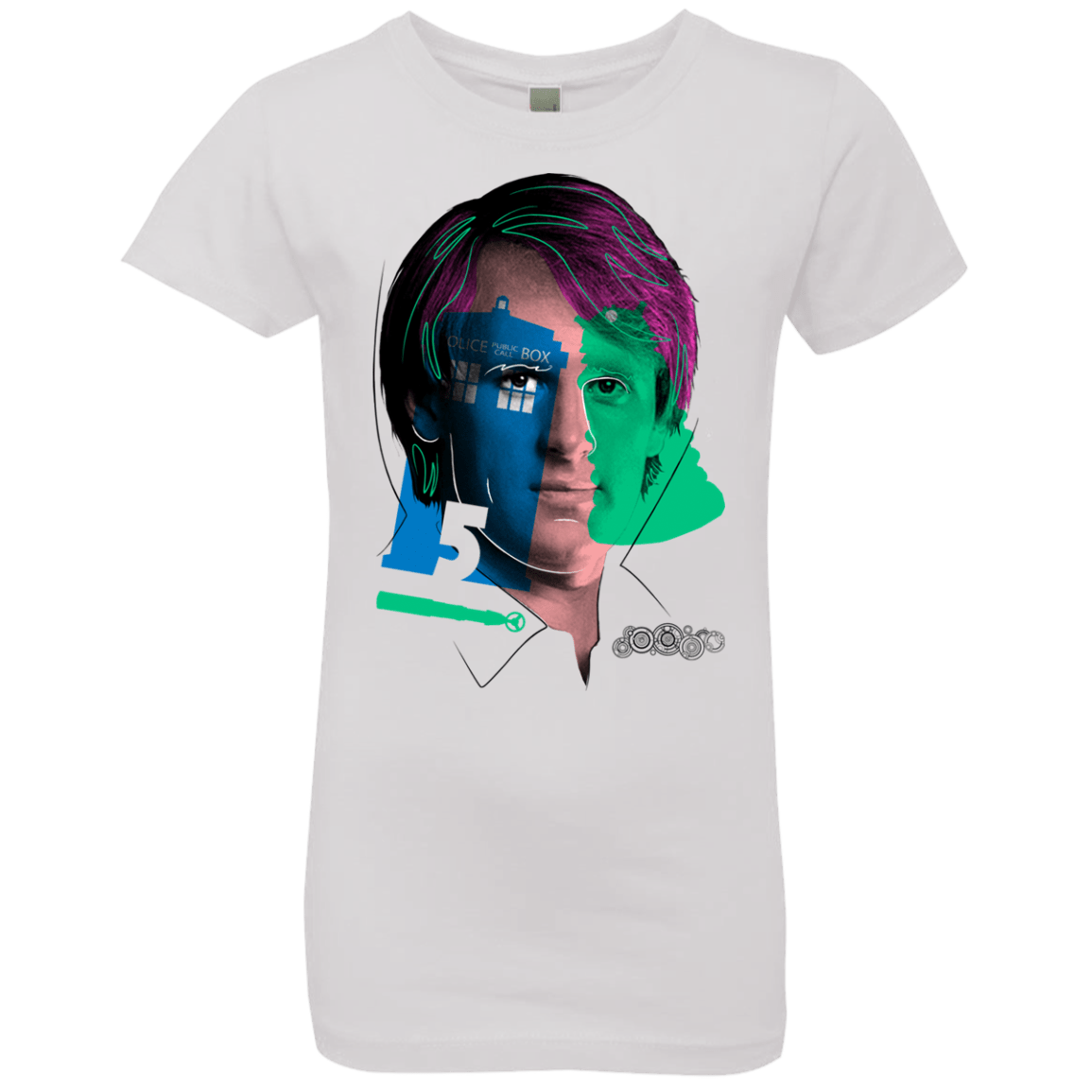 T-Shirts White / YXS Doctor Warwhol 5 Girls Premium T-Shirt