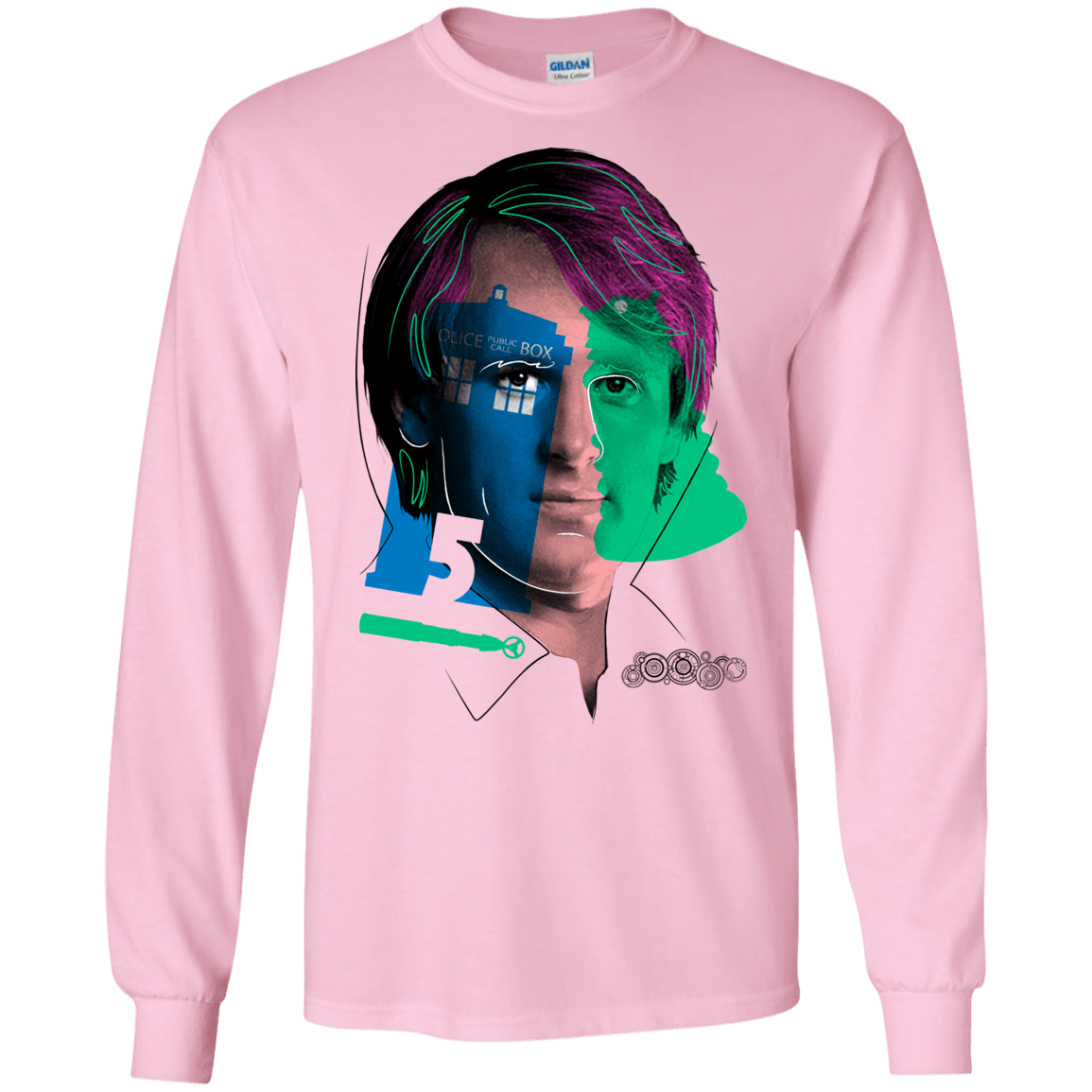 T-Shirts Light Pink / S Doctor Warwhol 5 Men's Long Sleeve T-Shirt