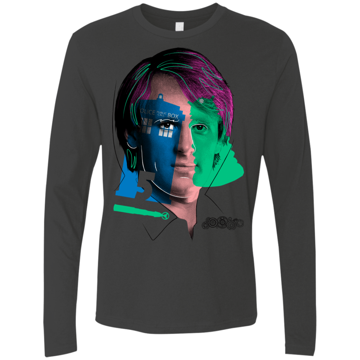 T-Shirts Heavy Metal / S Doctor Warwhol 5 Men's Premium Long Sleeve