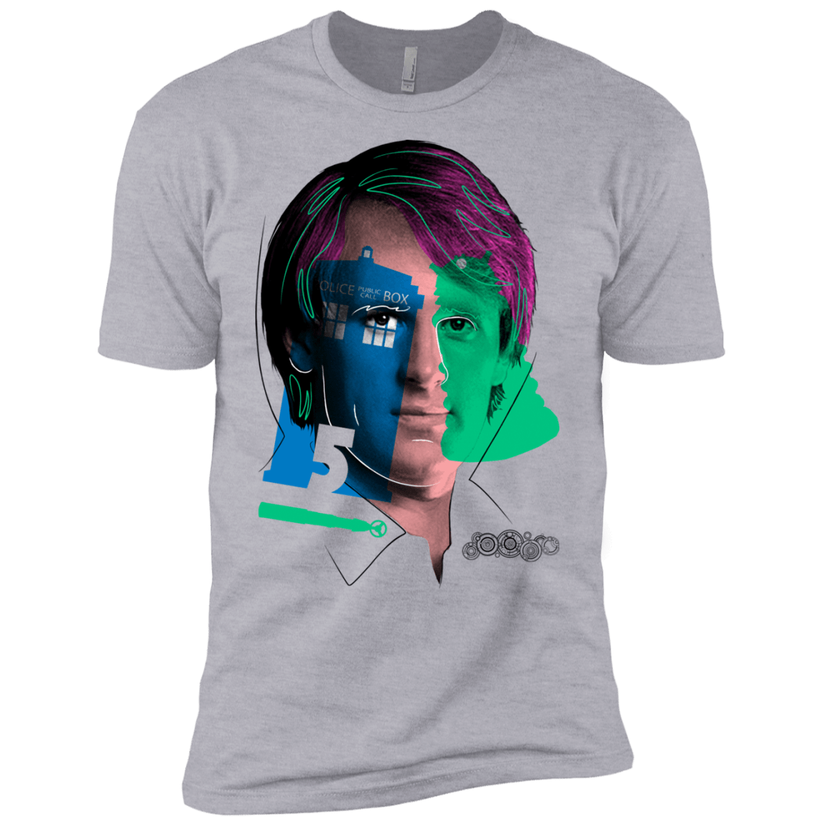 T-Shirts Heather Grey / X-Small Doctor Warwhol 5 Men's Premium T-Shirt