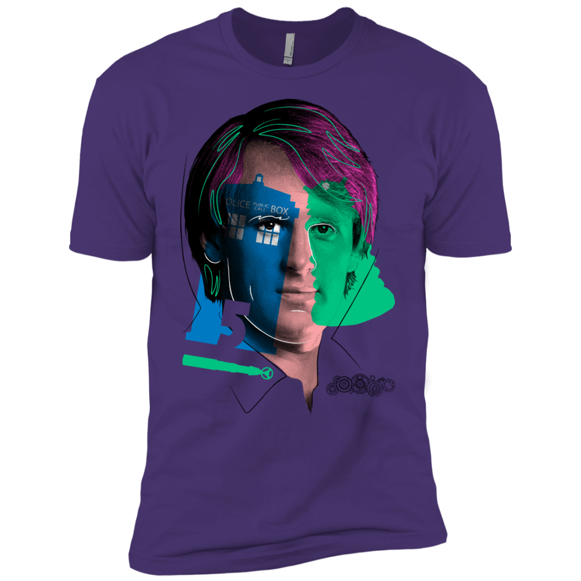 T-Shirts Purple Rush/ / X-Small Doctor Warwhol 5 Men's Premium T-Shirt