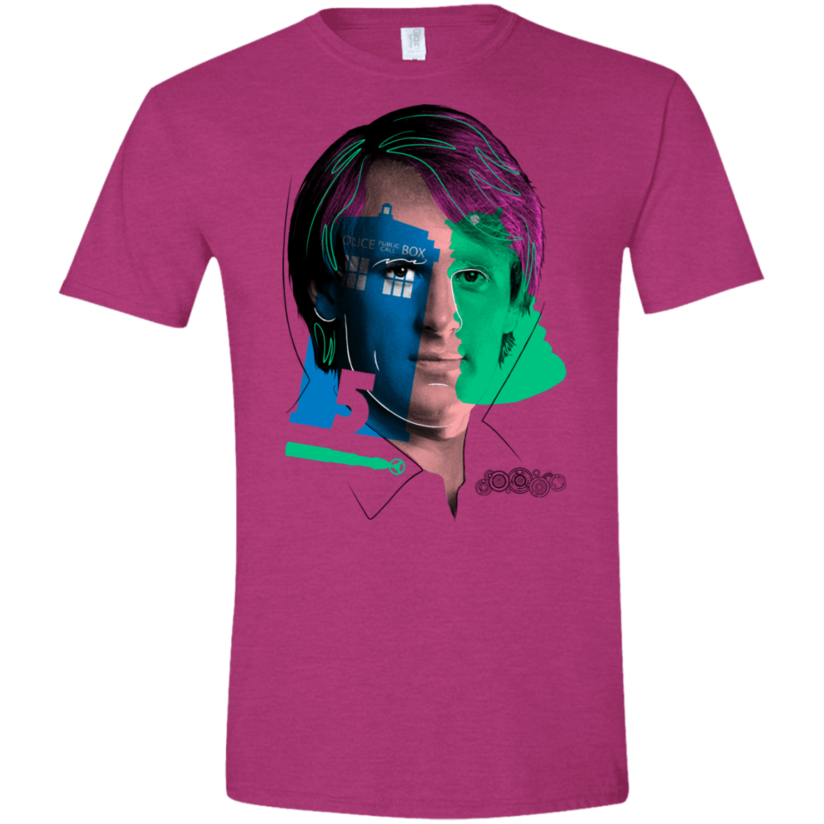 T-Shirts Antique Heliconia / S Doctor Warwhol 5 Men's Semi-Fitted Softstyle