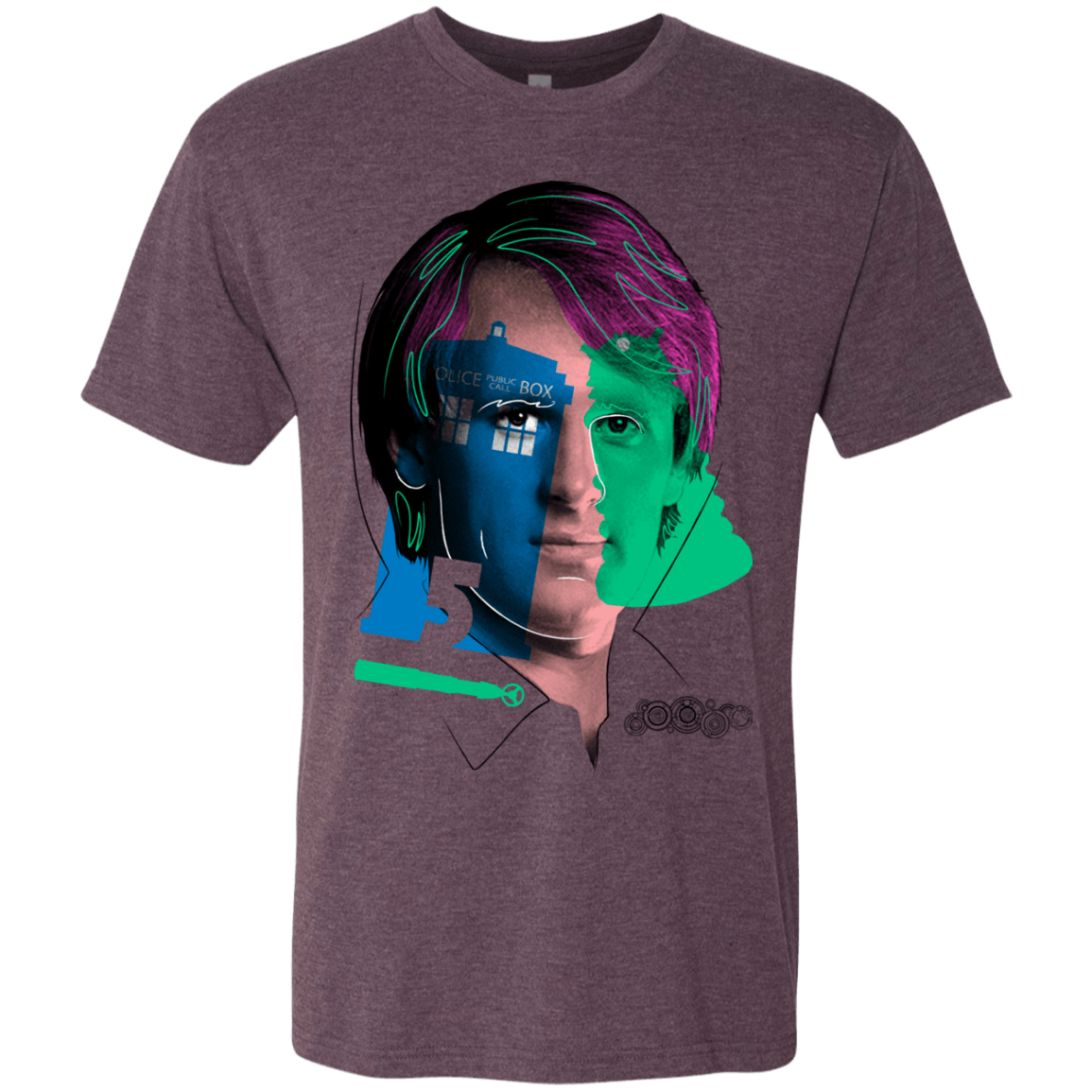 T-Shirts Vintage Purple / S Doctor Warwhol 5 Men's Triblend T-Shirt