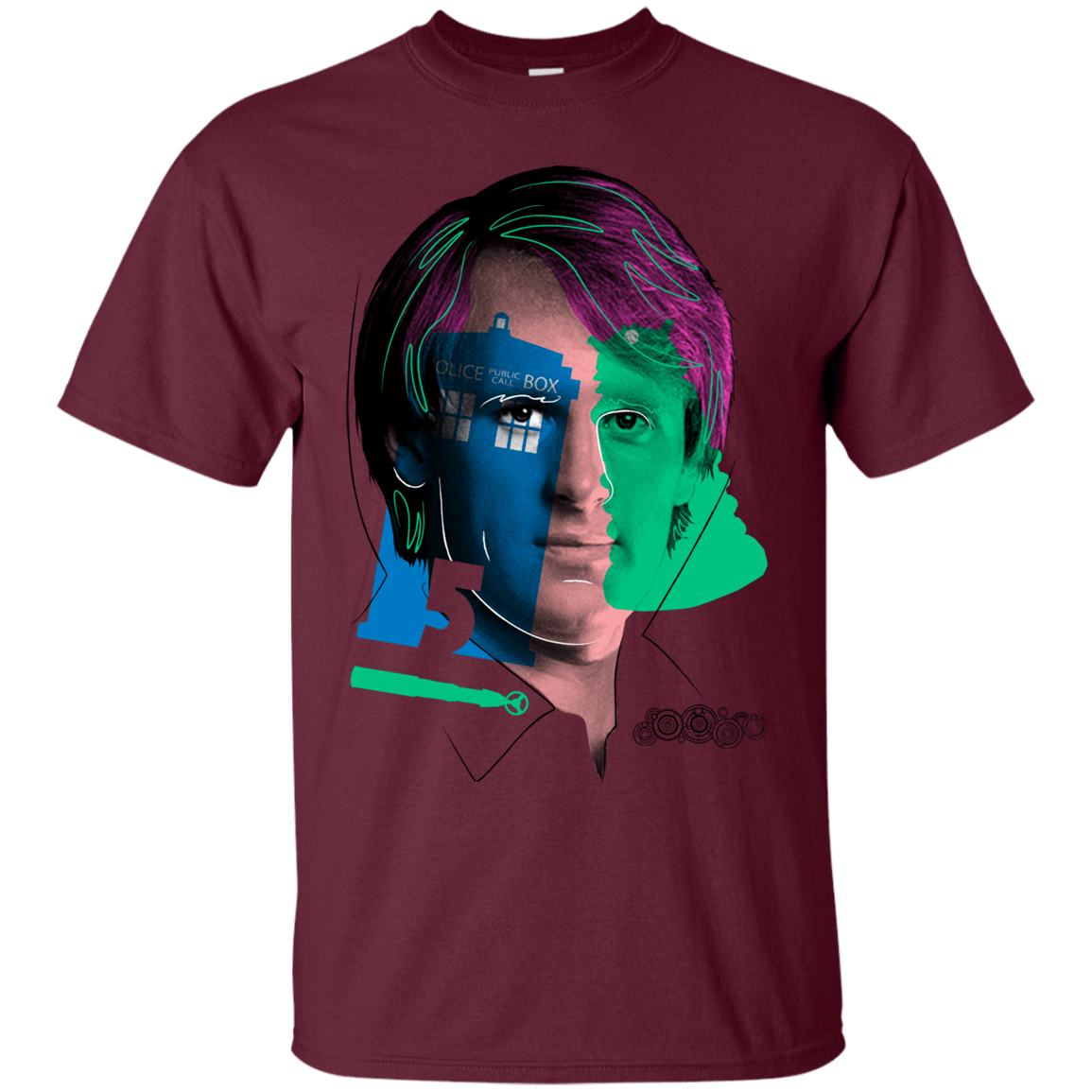 T-Shirts Maroon / S Doctor Warwhol 5 T-Shirt
