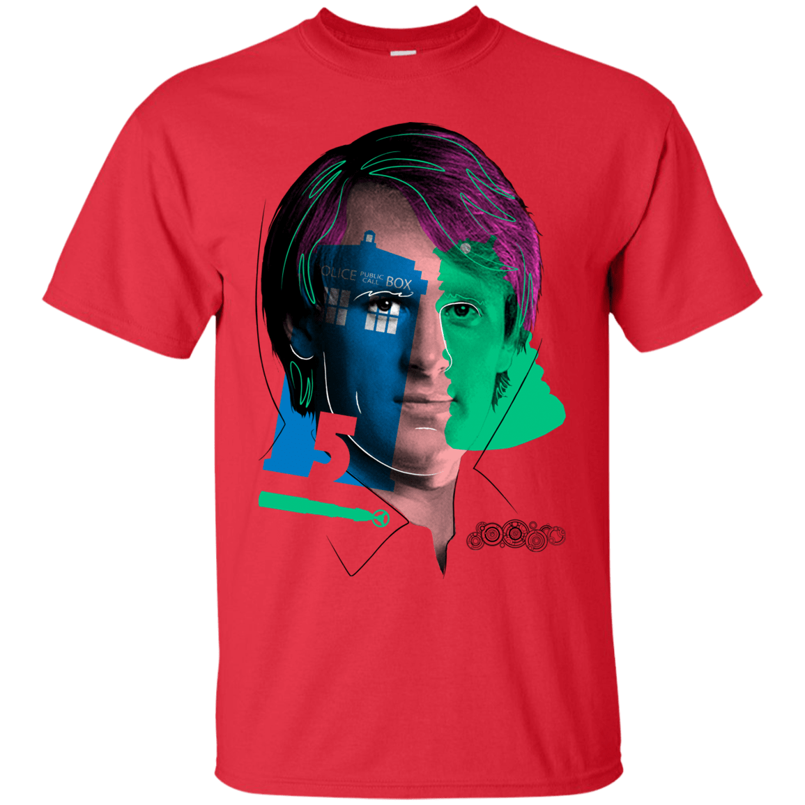 T-Shirts Red / S Doctor Warwhol 5 T-Shirt