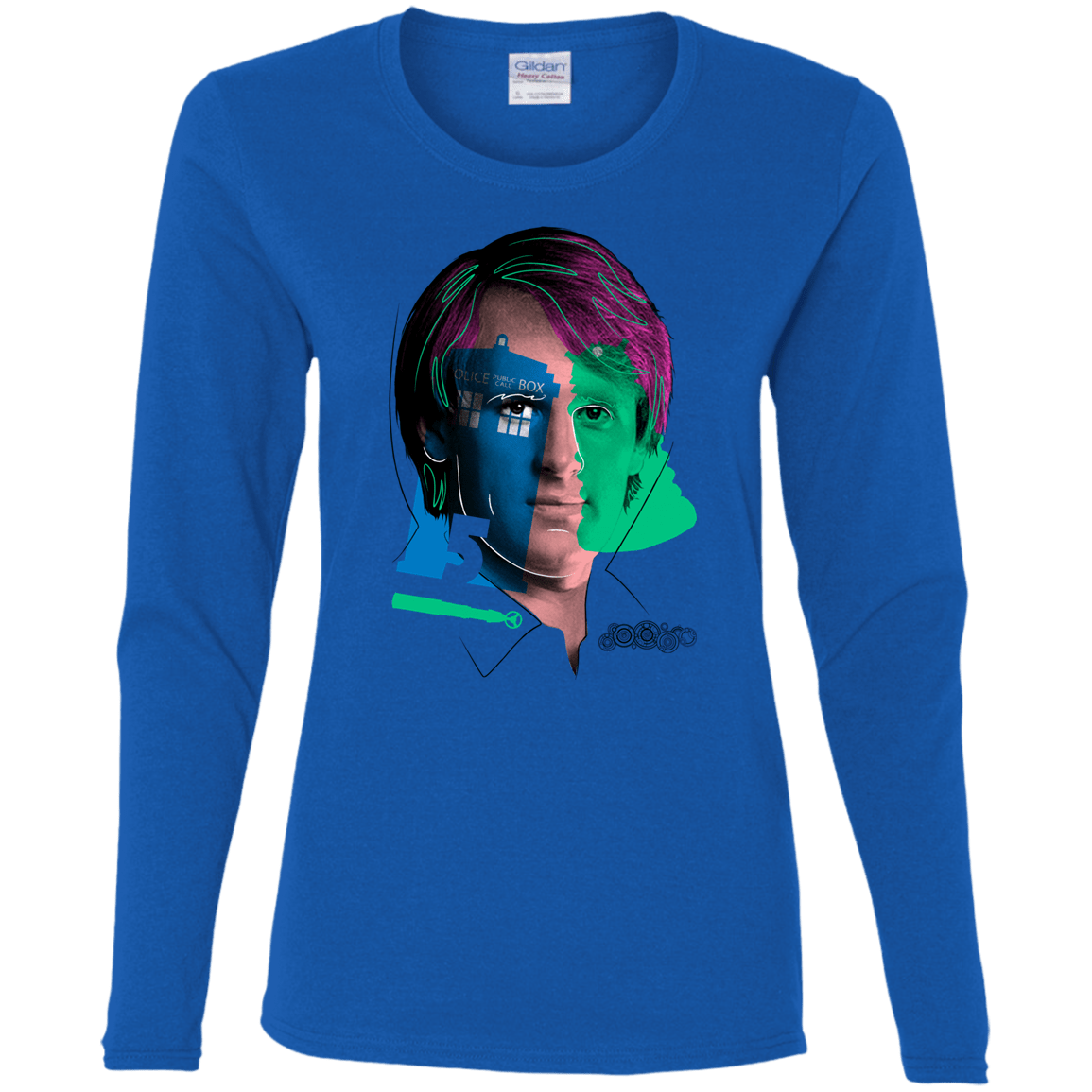 T-Shirts Royal / S Doctor Warwhol 5 Women's Long Sleeve T-Shirt