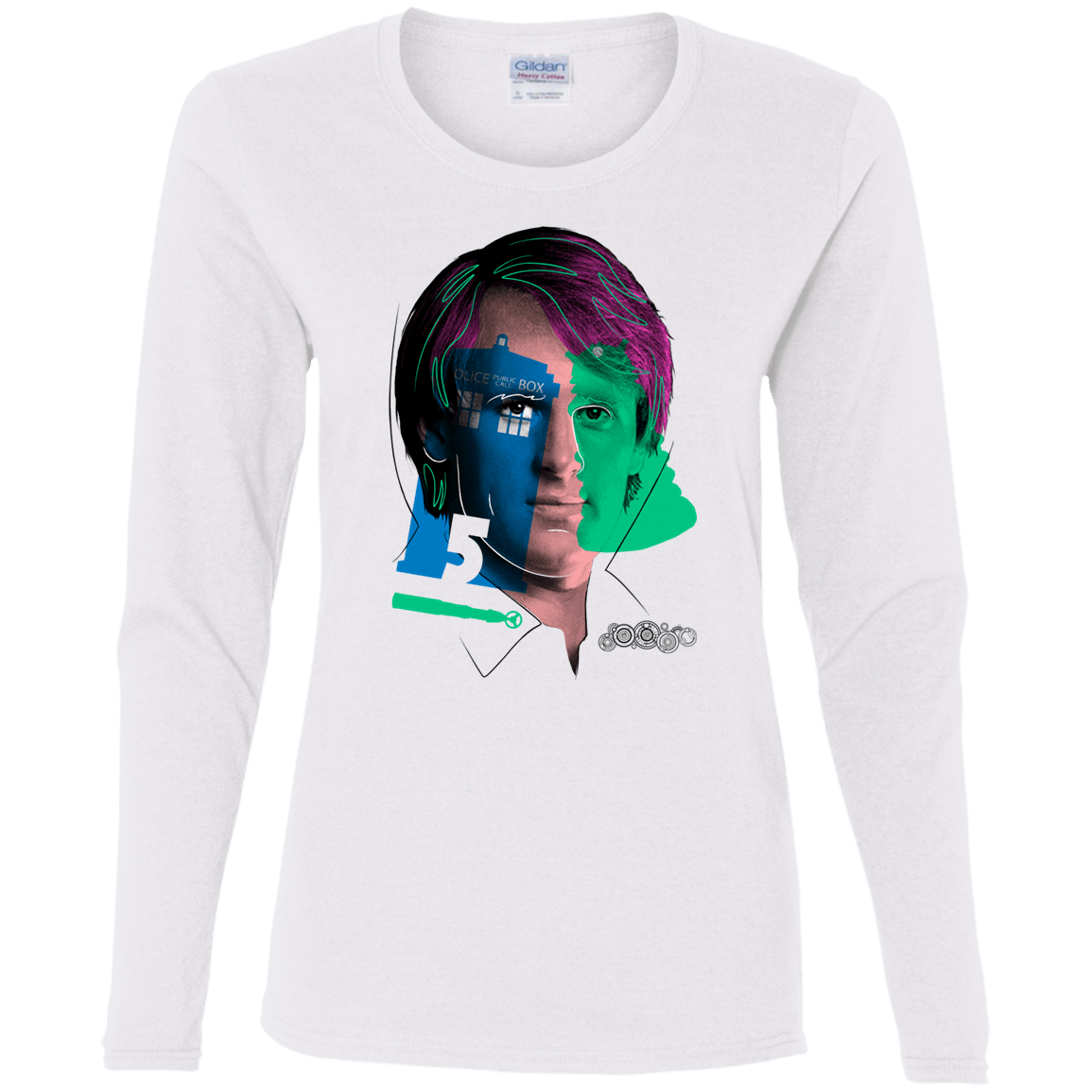 T-Shirts White / S Doctor Warwhol 5 Women's Long Sleeve T-Shirt