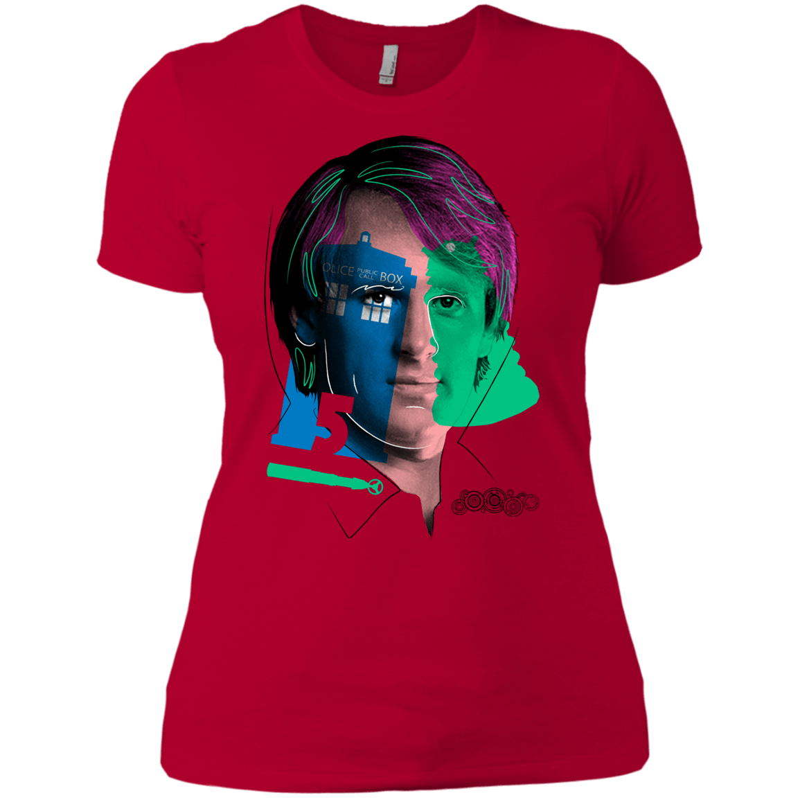 T-Shirts Red / X-Small Doctor Warwhol 5 Women's Premium T-Shirt